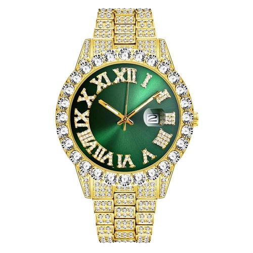 Montre en best sale diamant homme